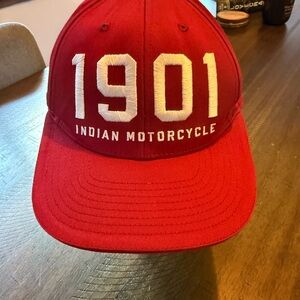 Indian Motorcycle Red Cap